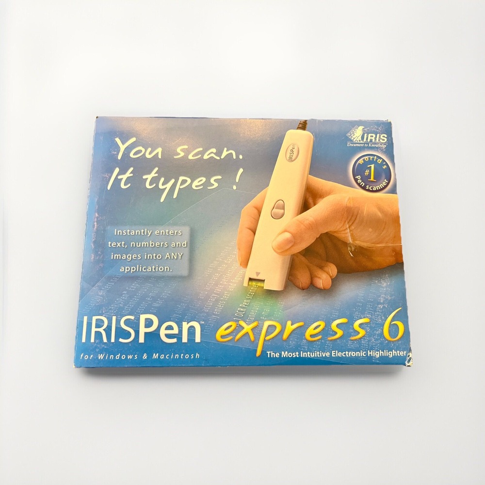 IRIS Pen Express 6 Handheld Scanner PC/Mac US‎ 6.0